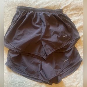BUNDLE - Two pairs of black Nike Dri-Fit Running Shorts